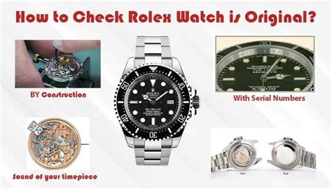 how do you know when a rolex is real|how to check original rolex.